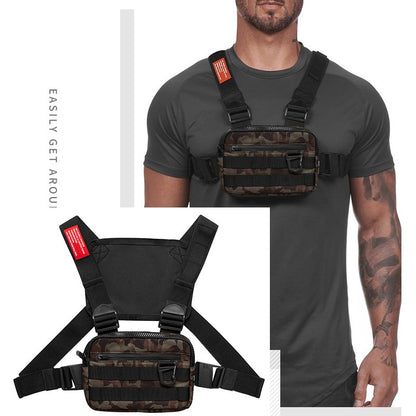 BlackPluss - New Chest Rig Men Bag Casual Function Outdoor Style.