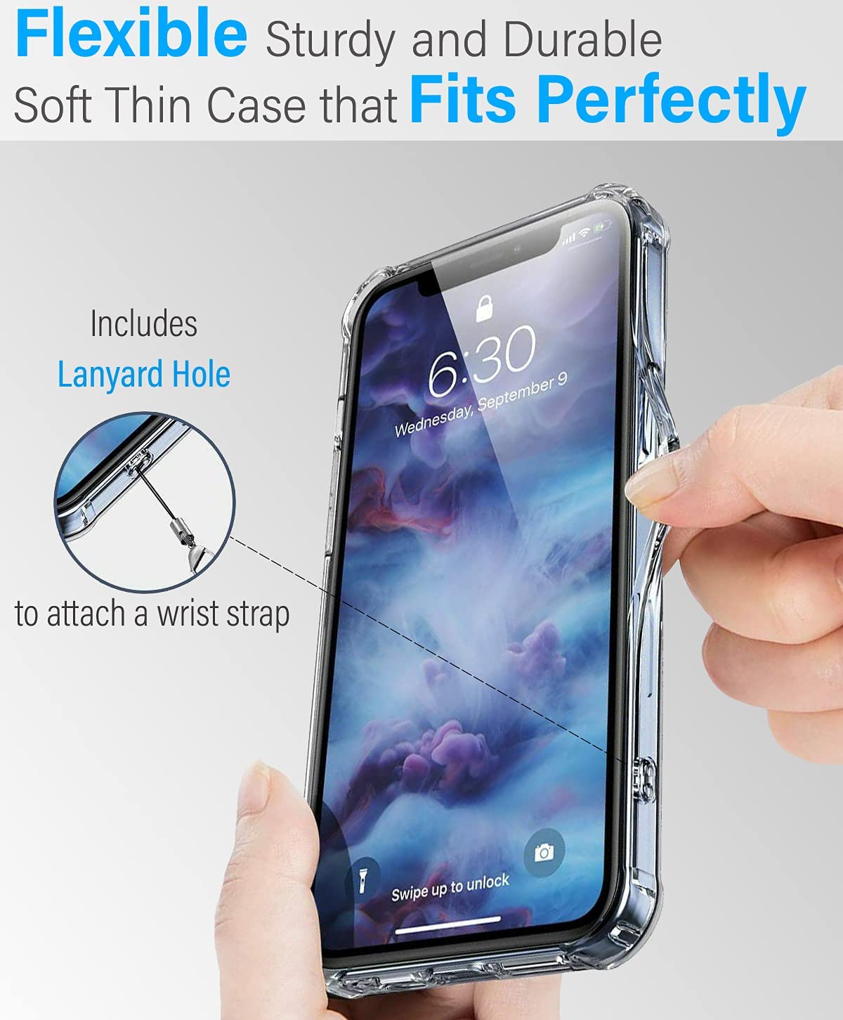 BlackPluss - Clear Shockproof Phone Case Mini Silicone Case Back Cover