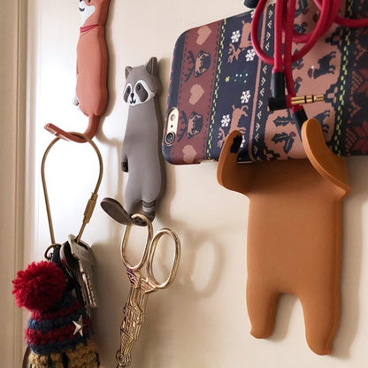 BlackPluss - Wall Hooks animal Fridge Hooks for Keys Wall Crochet Holder