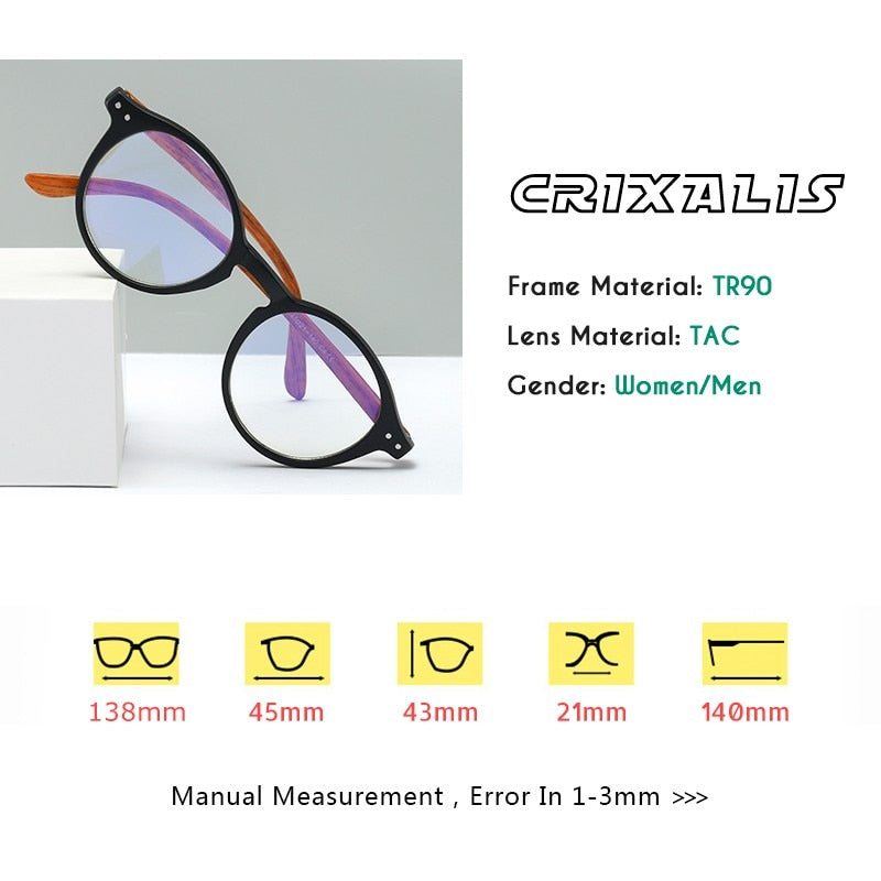 BlackPluss - Anti Blue Light Reading Glasses For Women Men TR90 Flexible Frame UV400