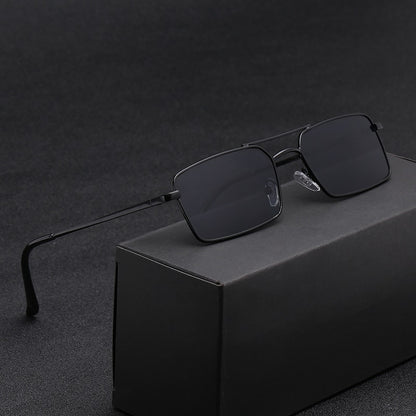 BlackPluss -  Anti-Reflective Mirror Sunglasses Fashion Metal Square