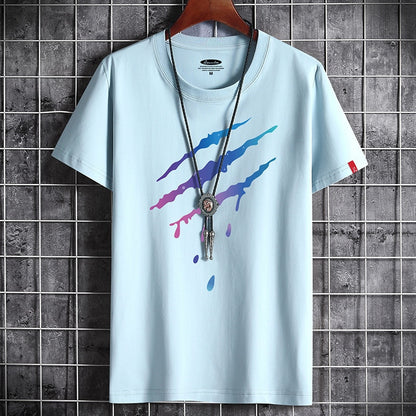 BlackPluss - T-shirt for Men Clothing Fashion Summer Graphic Vintage