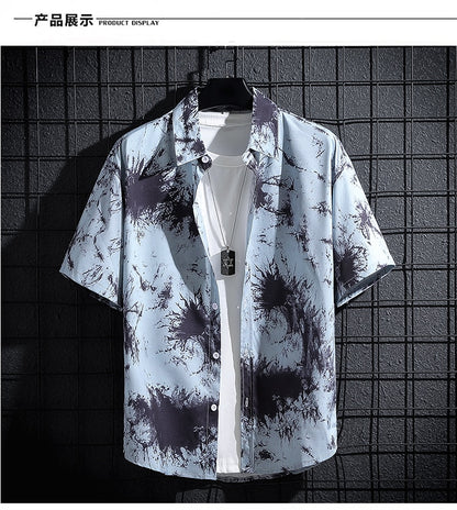 BlackPluss - short-sleeved printed shirt.