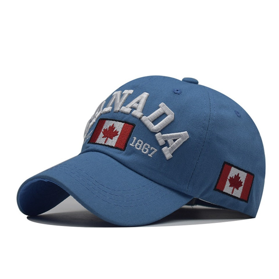 BlackPluss - MOHSEN Collection - I love canada New Washed Cotton Baseball Cap.