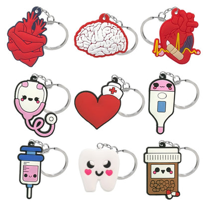 Black Pluss - 1PCS PVC keyholder kawaii medicine.