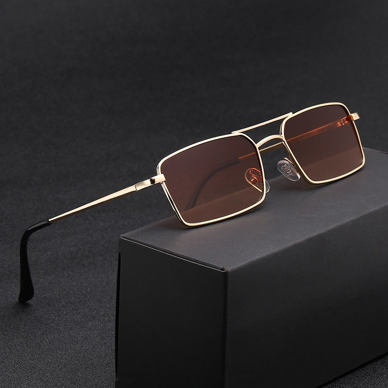 BlackPluss -  Anti-Reflective Mirror Sunglasses Fashion Metal Square