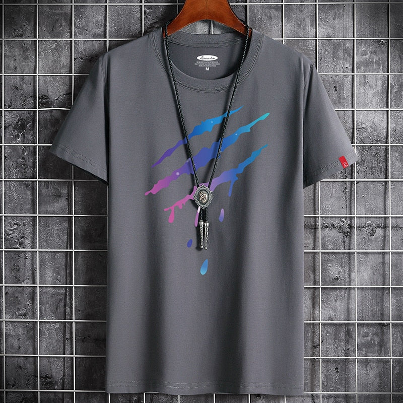 BlackPluss - T-shirt for Men Clothing Fashion Summer Graphic Vintage