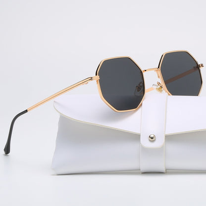 BlackPluss - Polygon Metal Sunglasses Vintage Frame Uv400