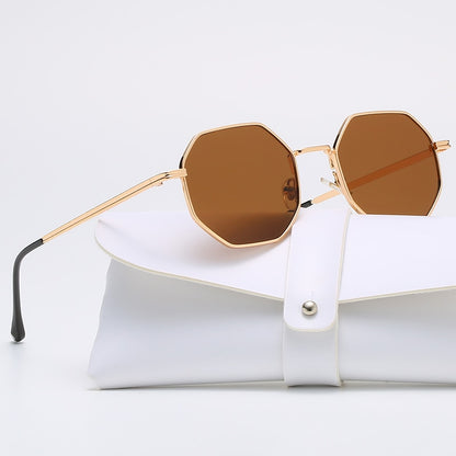 BlackPluss - Polygon Metal Sunglasses Vintage Frame Uv400