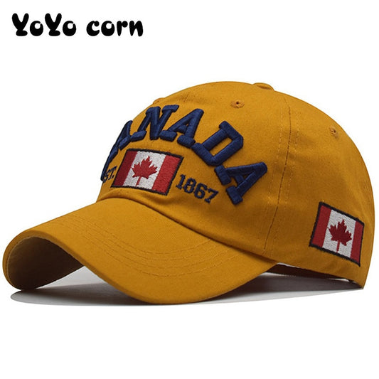 BlackPluss - MOHSEN Collection - I love canada New Washed Cotton Baseball Cap.