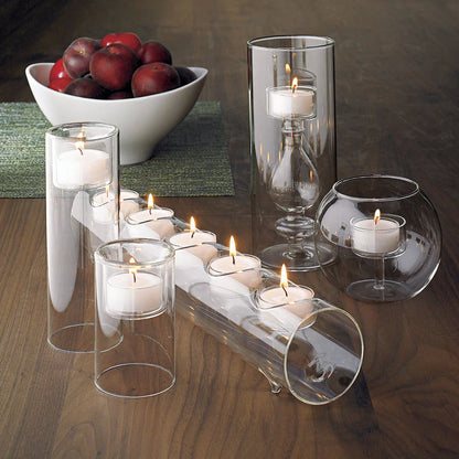 BlackPluss - Style Glass Candle Holder Creative Home Decoration Romantic Wedding Home Decor Hotel Birthday Candle Holders