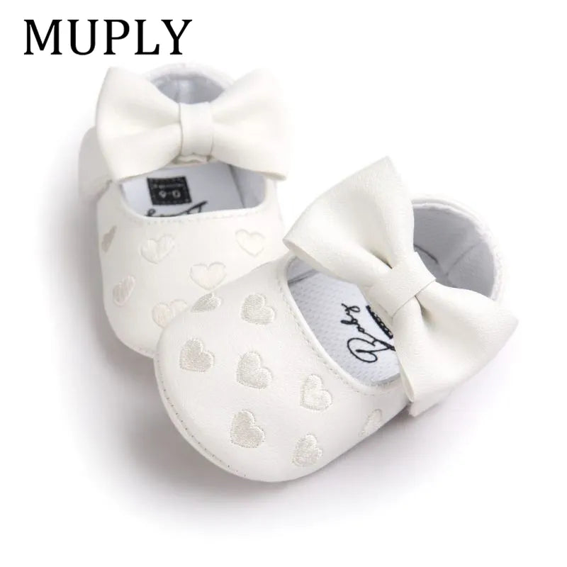 BlackPluss -  Leather Baby Boy Girl Baby Moccasins Moccs Shoes Bow Fringe Soft