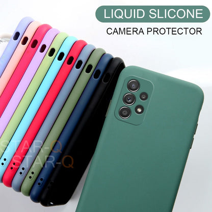 BlackPluss - New Upgrade Camera Protector Liquid Silicone Phone Case Original Back Cover Cases