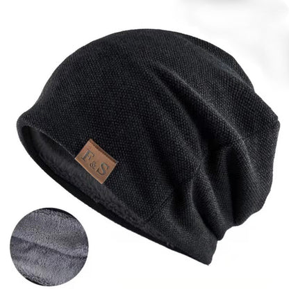 BlackPluss - MOHSEN Collection - Winter Beanies Skullies Warm Fashion Letter Hat Bone.