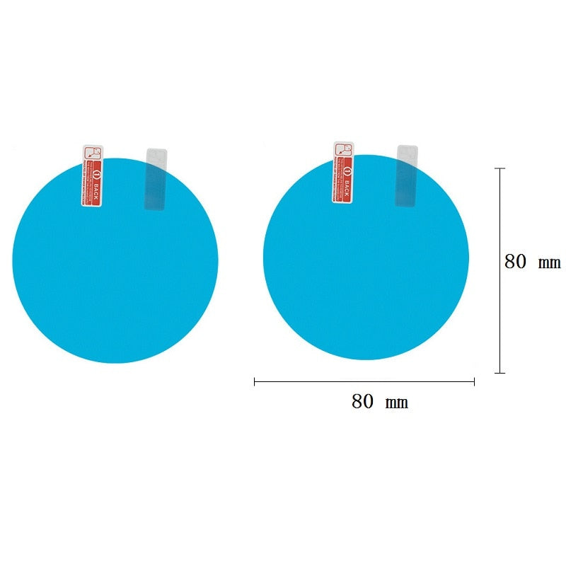 BlackPluss - قطعتان من مرآة الرؤية الخلفية للسيارة واقية من المطر ومضادة للغشاء ملحقات ملصقات السيارات.