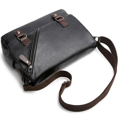 BlackPluss - Men Bag Messenger Bags Laptop Ipad Business Shoulder Casual Crossbody Bags for Men Quality Vintage Satchel