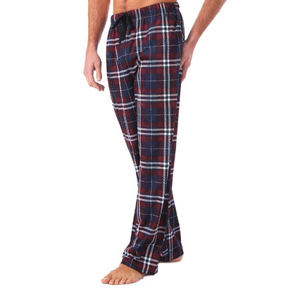 BlackPluss - Men's Home Pants Cotton Flannel Warm Sleep Bottoms Male