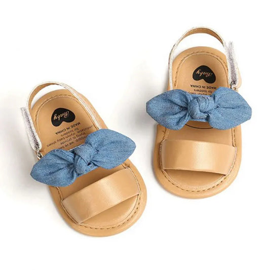 BlackPluss - 0-18M Fashion Newborn Baby Girls Sandals Princess Shoes Infant Bowknot Toddler