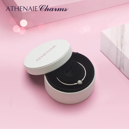 BlackPluss - Jewelry Organizer Box for Pandora Charms Bracelet Double Layer Travel Jewelry Box Organizer for Women Girls Gift White
