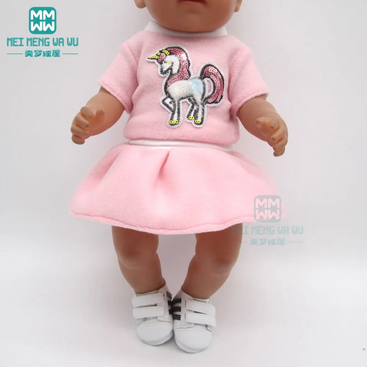 BlackPluss - Clothes for doll fit new born doll American doll accessories.