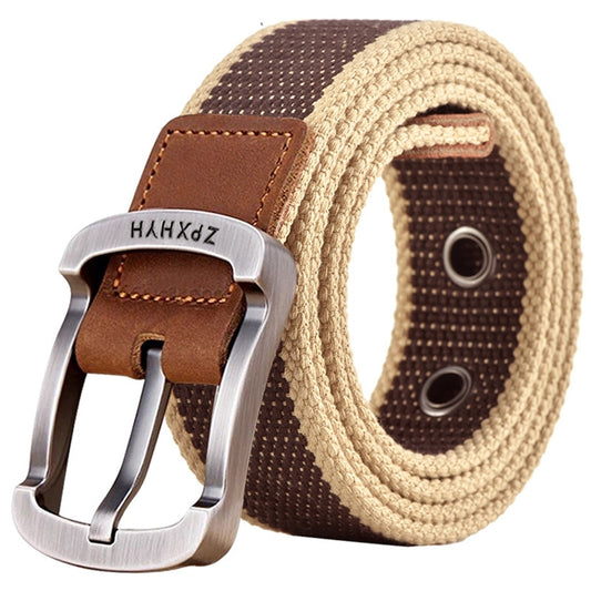 BlackPluss - Men's Canvas Belt Outdoor Tactical Belt High-Quality Canvas.