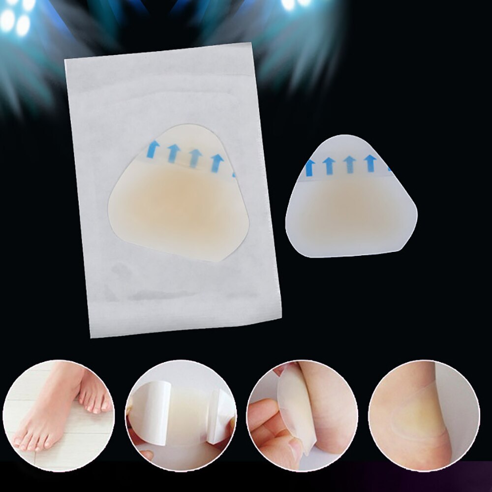 BlackPluss - 10pcs Gel Heel Protector Foot Patches Adhesive Blister Pads Hydrocolloid.