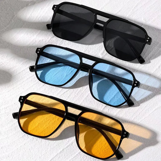 BlackPluss -  New Small Frame Sunglasses Men's Classic Vintage Square Sun Glasses Women's Outdoor Leisure Eyewear UV400