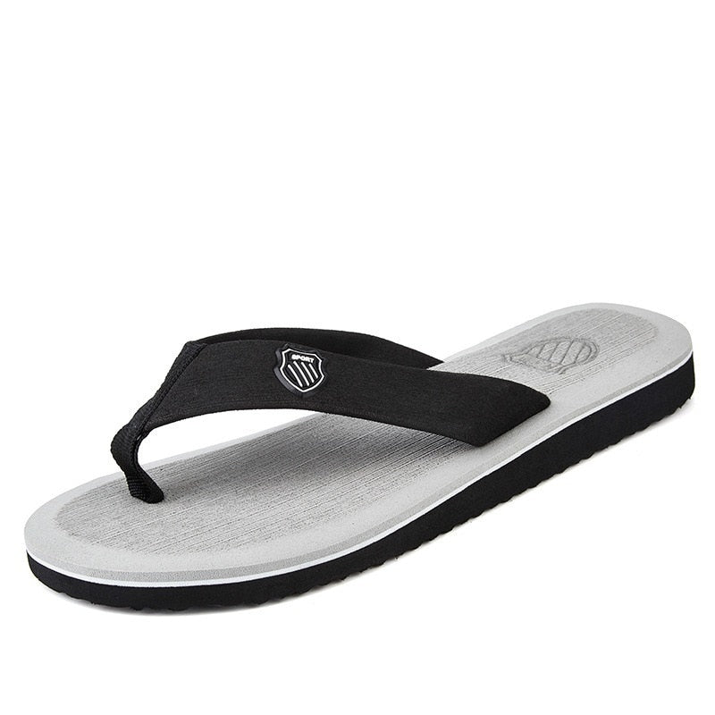 BlackPluss - Men Summer Men Flip Flops High Quality Beach Sandals Anti-slip.