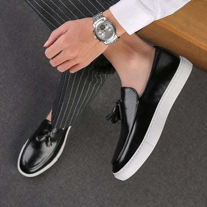 BlackPluss| Luxury Men Casual Shoes Summer Leather Loafers