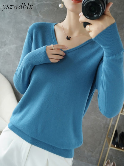 BlackPluss - Pullovers Loose Bottoming Shirt Cashmere Fashion Jumper