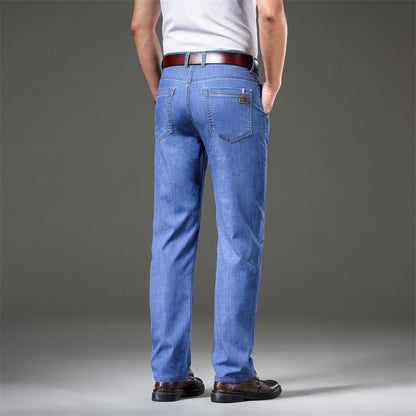 BlackPluss - Summer Spring Men's Classic Relaxed Fit Flex Jean.