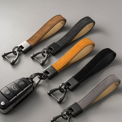 BlackPluss - Car Key Chain Luxury Genuine Leather Keychain Pure.