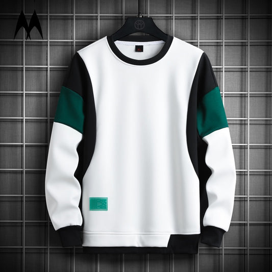 BlackPluss - Crewneck Sweatshirt Men Pullover Streetwear Casual Long Sleeve