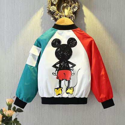 BlackPluss - Baby Boys Girls Coats Cartoon Mickey Zipper Hoodies Jacket