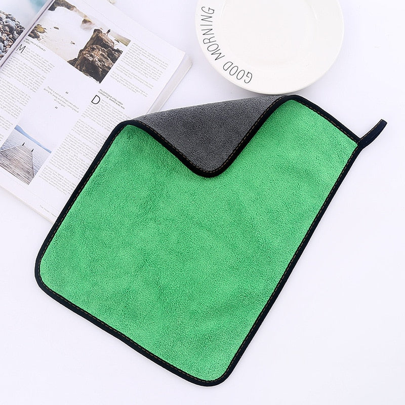 BlackPluss - Microfiber Towel Car Interior Dry Cleaning Rag for Car Washing Tools.