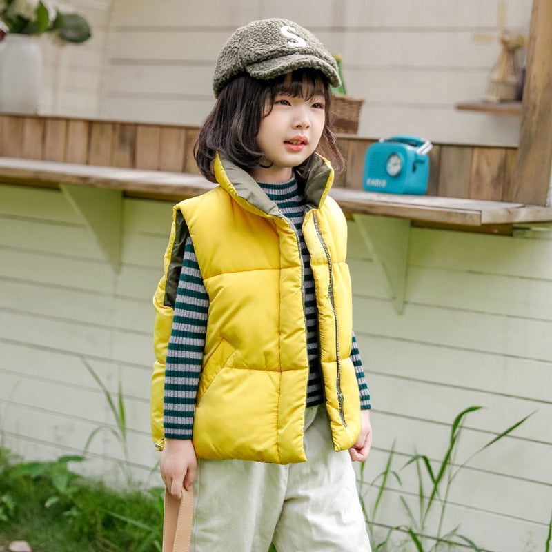 BlackPluss - Children Vests Coats 2-8 Year Warm Waistcoats for Boys & Girls.