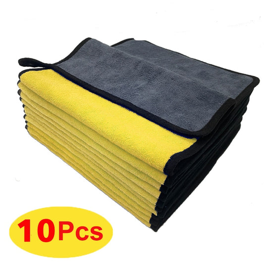 BlackPluss - Microfiber Towel Car Interior Dry Cleaning Rag for Car Washing Tools.