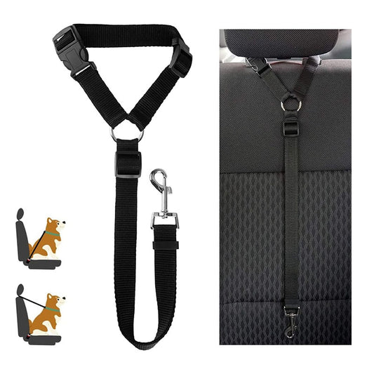 BlackPluss - Two-in-one Nylon Adjustable Dogs Harness Collar.