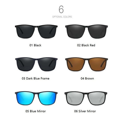 BlackPluss - Luxury Square Vintage Polarized Sunglasses