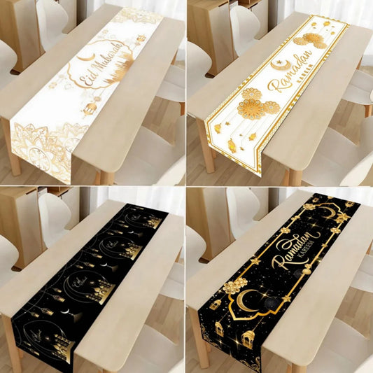 BlackPluss - Eid Mubarak Tablecloth Ramadan Decoration For Home Decoration