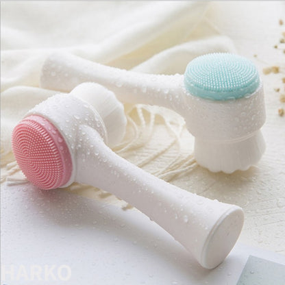 BlackPluss - Silica Gel Facial Brush Double Sided Facial Cleanser Blackhead Removing.