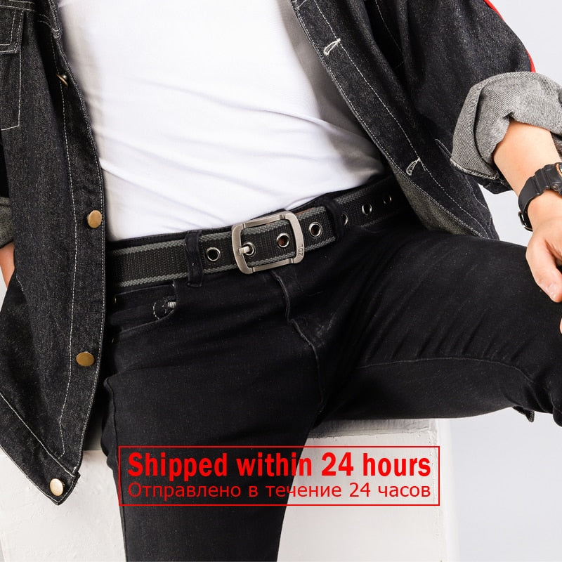 BlackPluss - Canvas Belt Outdoor Tactical Belt Unisex High-Quality.