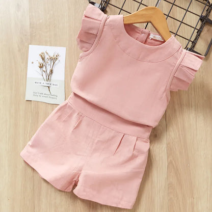 BlackPluss - Kids Girls Clothing Sets Summer New Style Brand  Baby Girls Clothes.