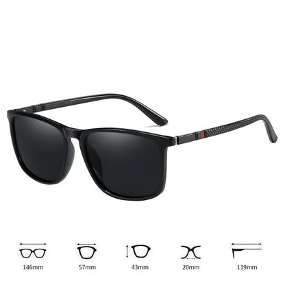 BlackPluss - Luxury Square Vintage Polarized Sunglasses