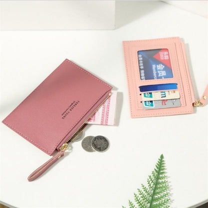 Black Pluss -  ID card holder PU zipper