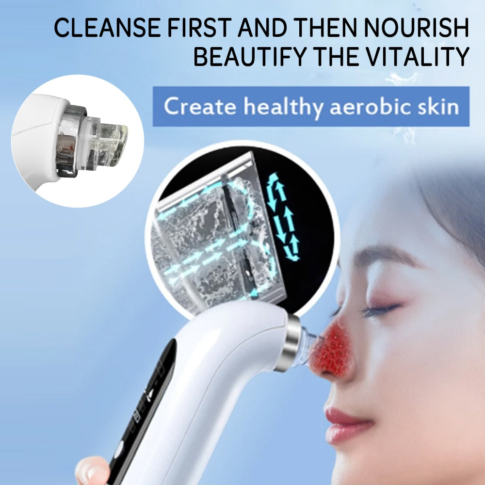 BlackPluss - Blackhead Remover Pore Vacuum Face Cleaner Electric Pimple.