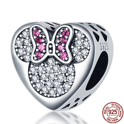 BlackPluss - plata ley 925 Sterling Silver Bear Balloon Mom Beads Charm Fit Original Pandora Bracelets Charm For Women Jewelry DIY Gift