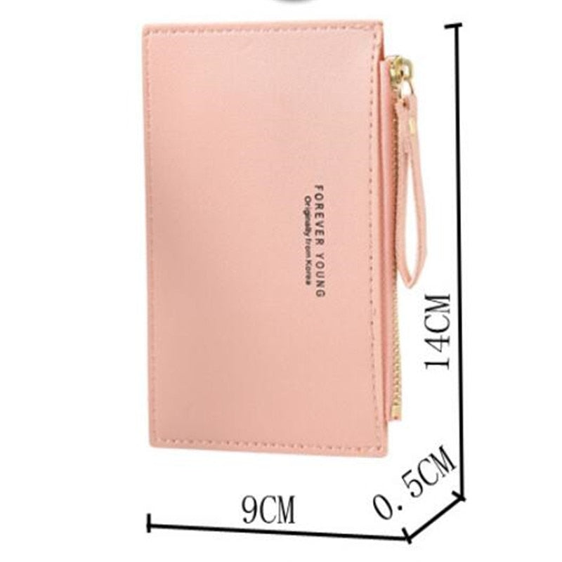 Black Pluss -  ID card holder PU zipper