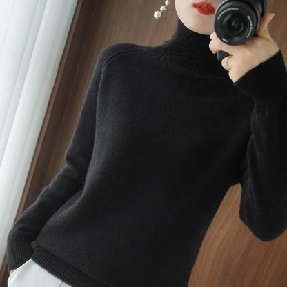 BlackPluss| Casual Long-sleeved Loose Pullover Bottoming Women's