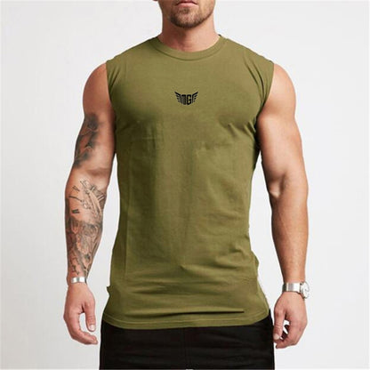 BlackPluss - Gym Tank Top Men Cotton Bodybuilding Fitness Sleeveless